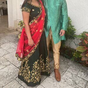 Indian Lehnga worn for wedding